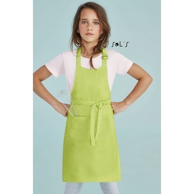 APRON kids size with pocket polyester cotton mix