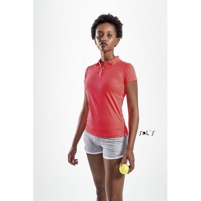 Polo shirt women s sports polyester PERFORMER