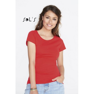 Mia Women S Round-Neck Fitted T-Shirt