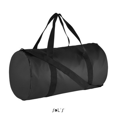 COBALT COATED CANVAS DUFFEL BAG