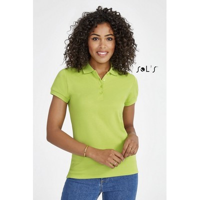 Polo shirt women s 100% combed ring spun cotton PEOPLE 