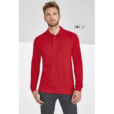 Polo shirt long sleeve Men s 100% combed ring spun cotton WINTER II 