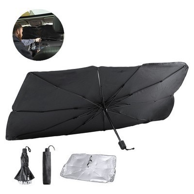 CAR SUNSHADE foldable like an umbrella 140cm x 78cm BIRDY