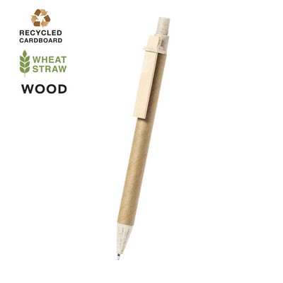 PEN made from recycled cardboard and wheat straw NAZGUN