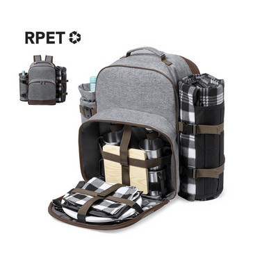 Picnic set Cooler Bag Backpack Seyman 4 person RPET bag 