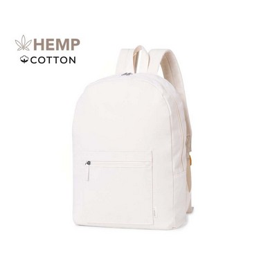Backpack made from Hemp and cotton fabric 