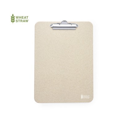 NOTE PAD Holder with clip A4 size made from wheat straw - ECO FRIENDLY