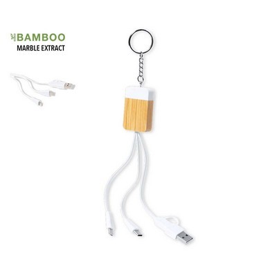 CHARGING CABLE made from bamboo and marble extract ECO friendly BRESTIN