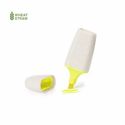 Highlighter Made from Wheat Straw