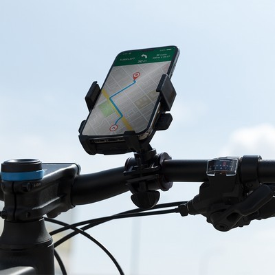 Phone Holder for use on a bike handle bar attachment Lonter