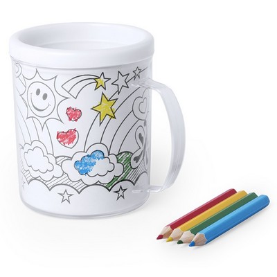 Mug KIDS colouring in mug 320ml 