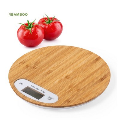 Kitchen Scales made from bamboo 