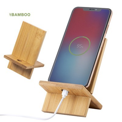 Phone holder Desk made from bamboo Protok 