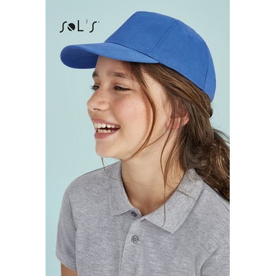 Cap KIDS 5 panel light brushed cotton SUNNY 