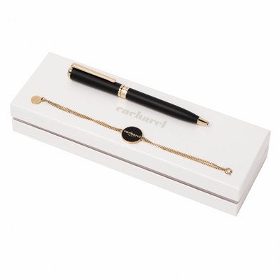 Set Beaubourg Black (ballpoint pen & bracelet)