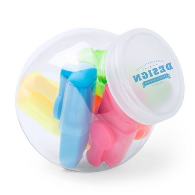 Highlighter Set in a screw on lid container 5 highlighters Layax