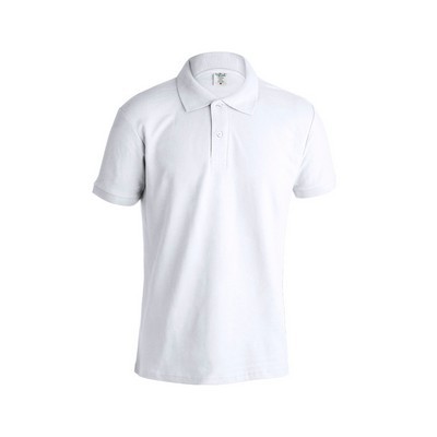 Adult White Polo Shirt keya MPS180