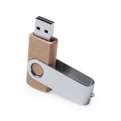 USB Memory stock with body made from recycled cardboard Trugel 16Gb