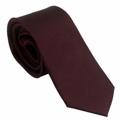 Silk Tie Uomo Burgundy