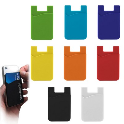 Phone Card Holder soft touch silicone 