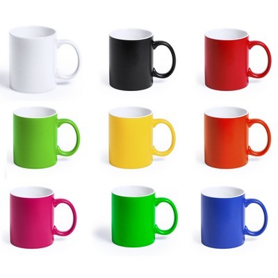 Coffee Mug ceramic multiple colours 350ml 