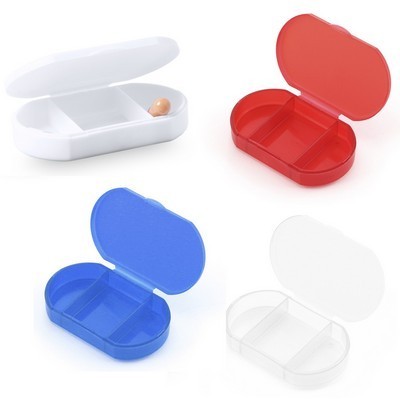 Pillbox translucent body with 3 compartments Trizone