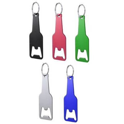 Keyring bottle opener Aluminium