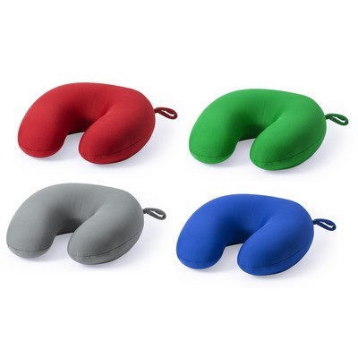 Travel pillow with soft finish 