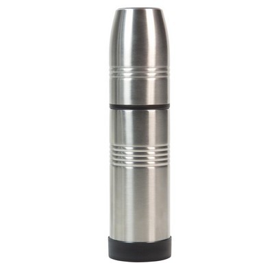 vacuum flask with cup 750ml capacity - stainless steel