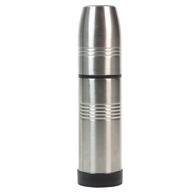 vacuum flask with cup 750ml capacity - stainless steel