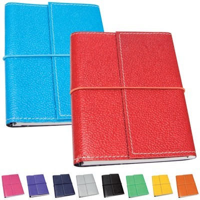 ECO notebook with elastic closure 100% cotton cover with removeable notebook 