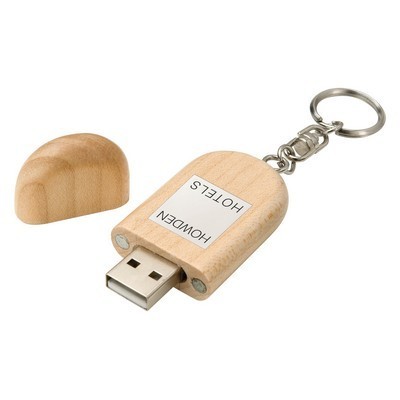  USB Bamboo with magnetic closure 