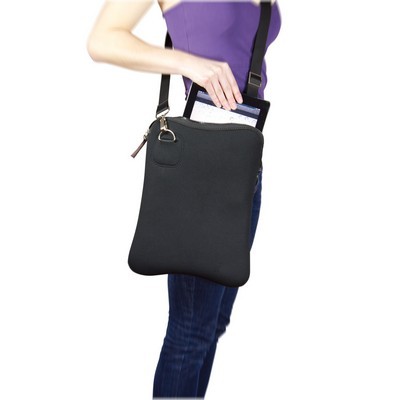 Neoprene shoulder satchel