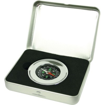 Compass chrome in stainless steel gift tin