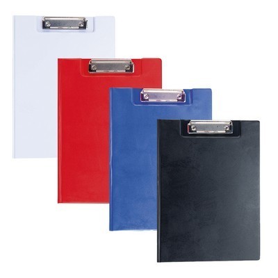 Folder with clip in PVC 