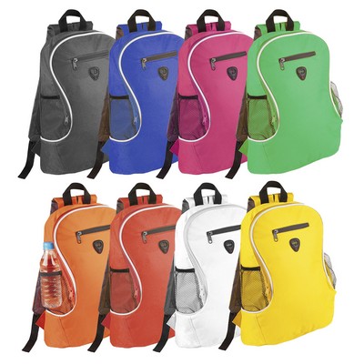 Backpack with dual drink bottle holders Humus