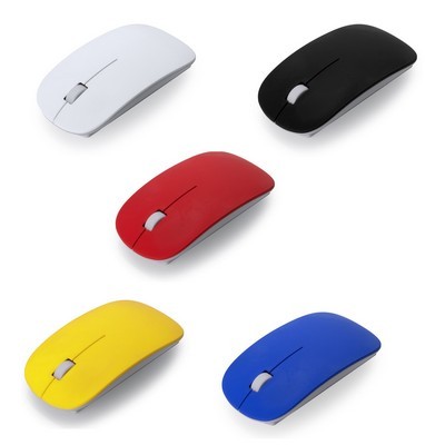 Wireless optical Mouse soft touch rubber finish Lyster