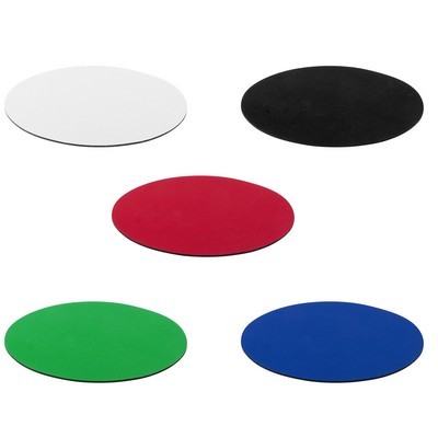 Mousepad on soft polyester 20cm diameter non slip Roland