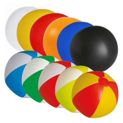 Beach Ball Inflatable Deflated Size: 37 cm. Inflated Size: 28 cm Portobello