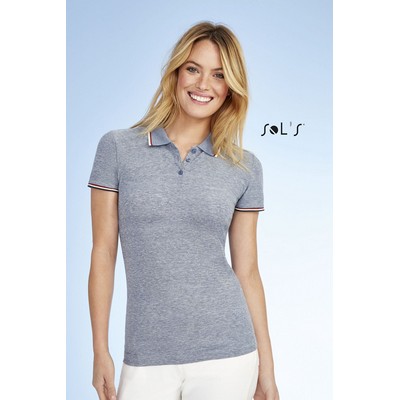 Polo shirt women s heather material PANAME
