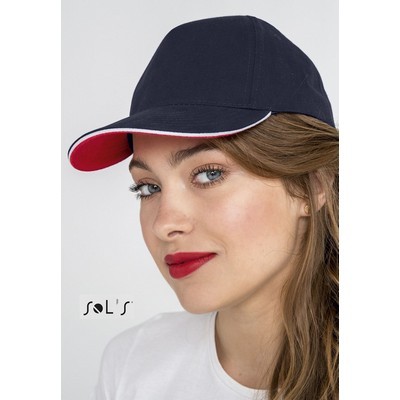 Cap 5 panel 100% cotton LONGCHAMP 