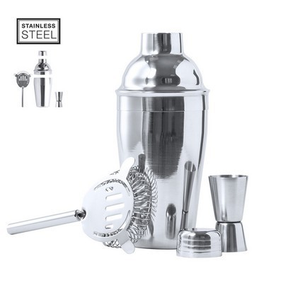  Cocktail Set 550ml shaker , strainer and measuring cup Wendol