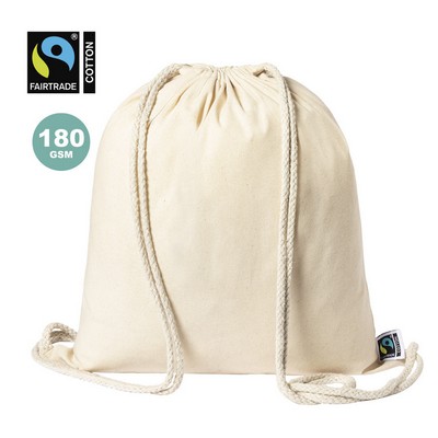 DRAWSTRING BAG 100% Heavy 180gsm cotton SANFER FAIRTRADE