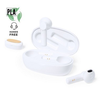  Earbuds made from PLA material which is full compostable 