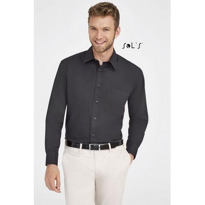 Bradford Long Sleeve Poplin Men S Shirt