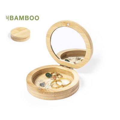 Make up mirror and Jewelery case made from bamboo GONZALEX