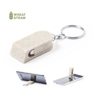  KEYRING and PHONE HOLDER made from Wheat straw 