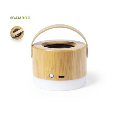  Speaker bamboo features with PU carry strap Durbal 