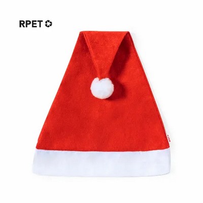 Santa hat made from RPET felt