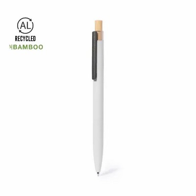Pen made from Recycled aluminium and bamboo